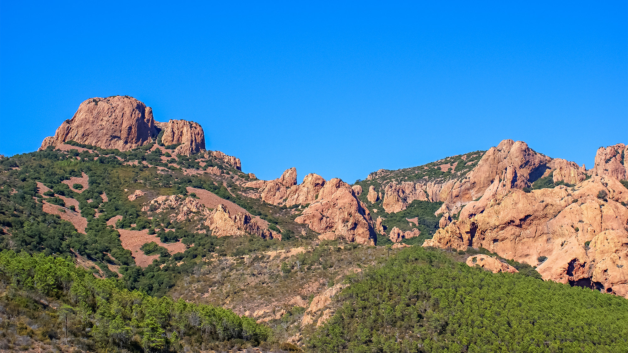 le massif des maures